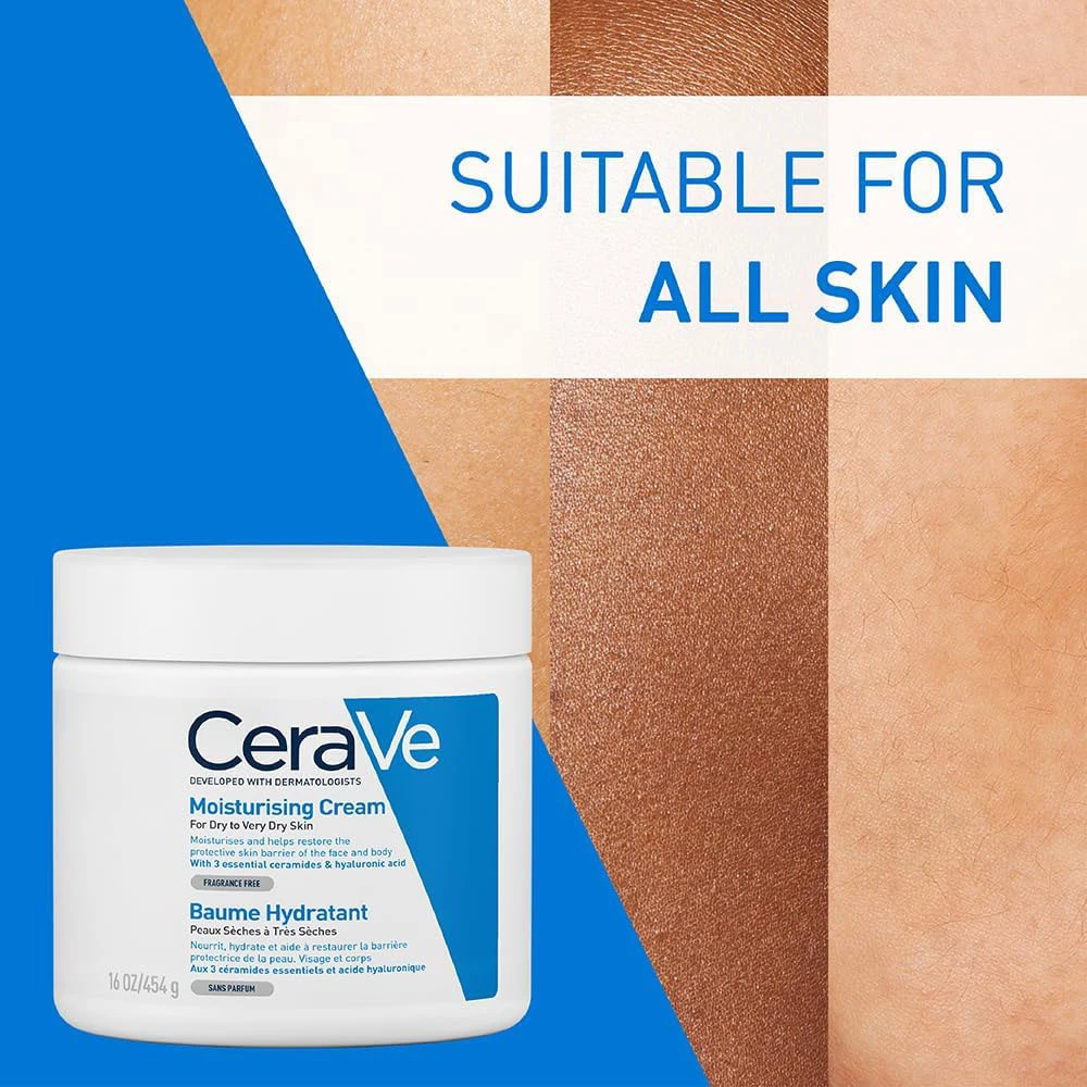 کرم مرطوب کننده پوست خشک و خیلی خشک سراوی CeraVe Moisturizing Cream For Dry To Very Dry Skin 14