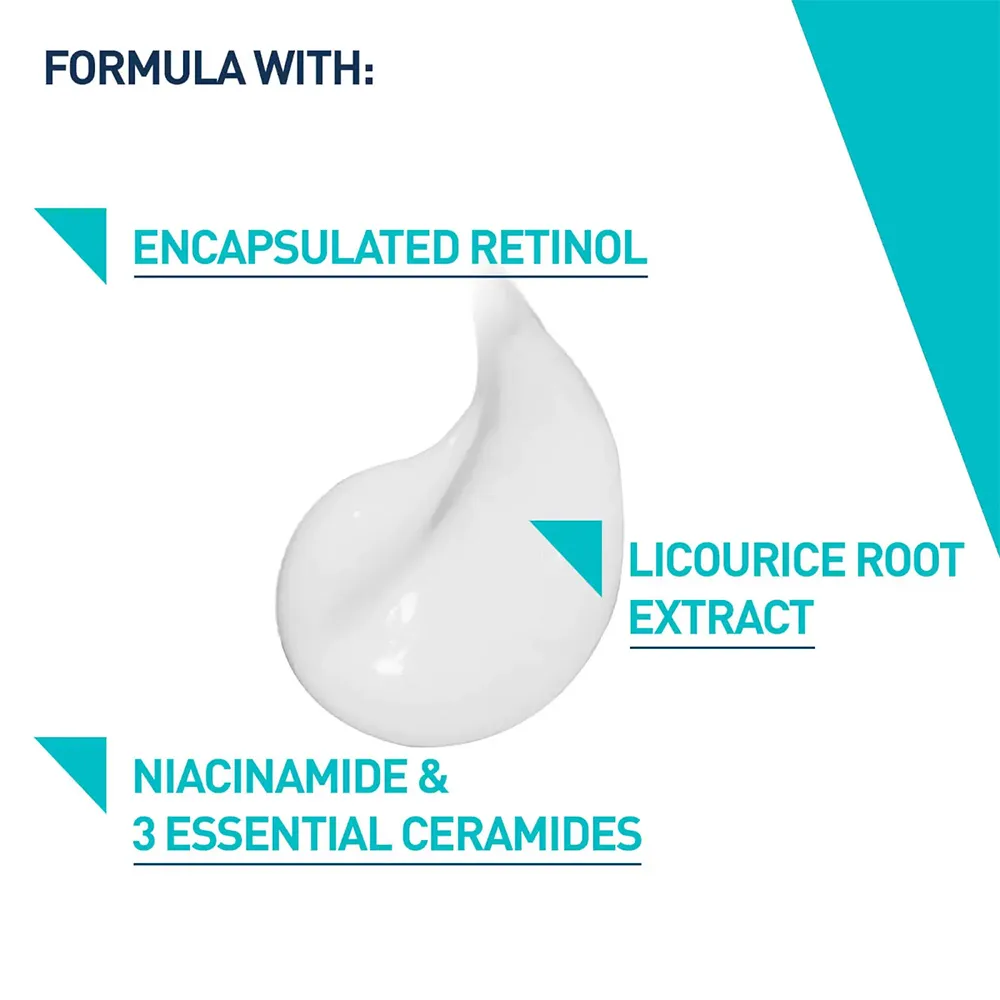 سرم رتینول سراوی حاوی نیاسینامید و سرامید بازسازی کننده پوست CeraVe Resurfacing Retinol Serum with Ceramides Niacinamide for Blemish Prone Skin 30ml
