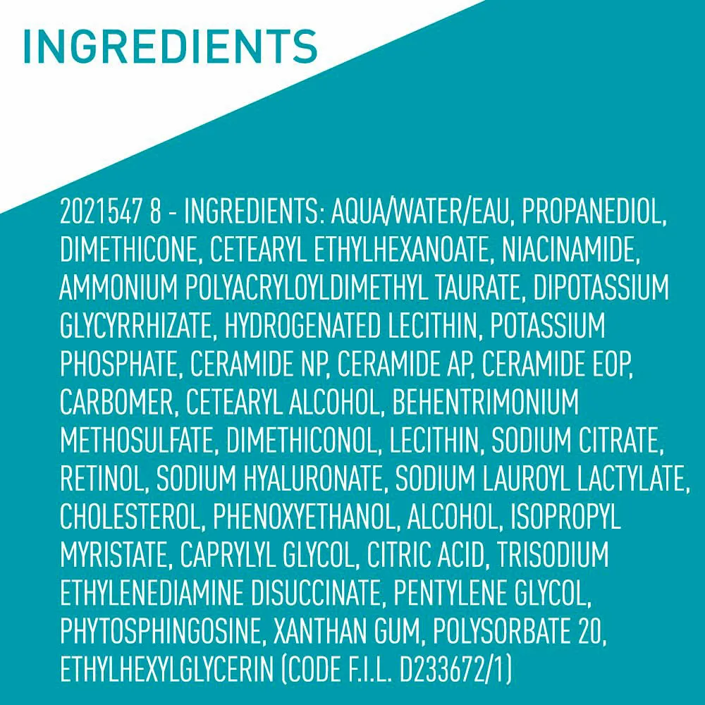 سرم رتینول سراوی حاوی نیاسینامید و سرامید بازسازی کننده پوست CeraVe Resurfacing Retinol Serum with Ceramides Niacinamide for Blemish Prone Skin 30ml