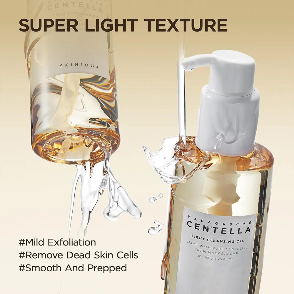 شوینده روغنی سبک سنتلا ماداگاسکار اسکین ۱۰۰۴ SKIN1004 Madagascar Centella Light Cleansing Oil