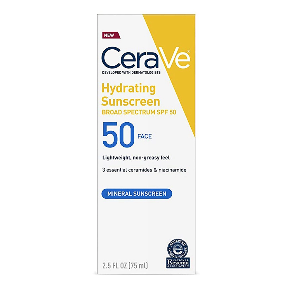 کرم ضد آفتاب آبرسان سراوی Cerave Hydrating Sunscreen Broad Spectrum SPF50 75ml 1