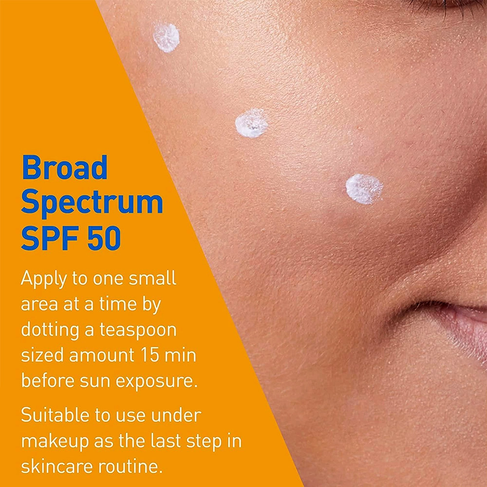 کرم ضد آفتاب سراوی مدل آبرسان Cerave Hydrating Sunscreen Broad Spectrum SPF50 75ml 4