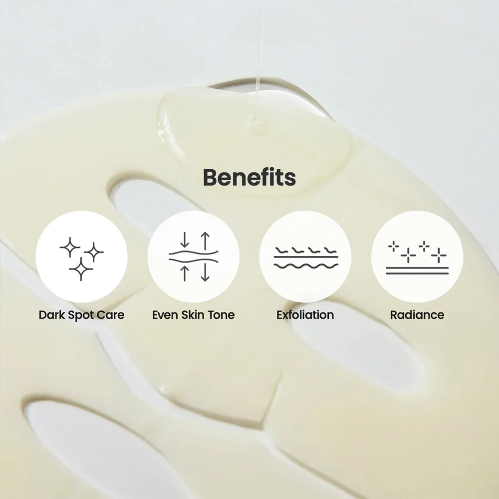 ماسک ژلی روشن کننده و ضد لک نیاسینامید بایودنس مدل Radiant Vita Real Deep Mask