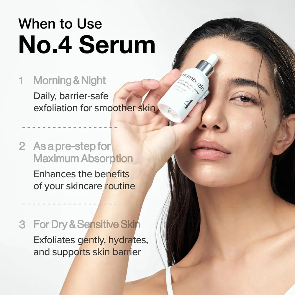 سرم لایه بردار و آبرسان سراماید شماره 4 نامبوزین مدل Glazed Skin Prep اصل