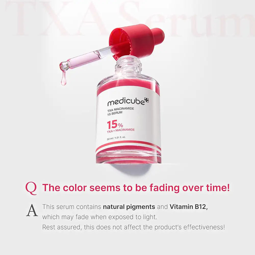 سرم ضد لک و روشن کننده ترانگزامیک اسید و نیاسینامید مدی کیوب اصل مدل MEDICUBE TXA Niacinamide 10% Serum مناسب کاهش لک، روشن شدن پوست و بهبود بافت
