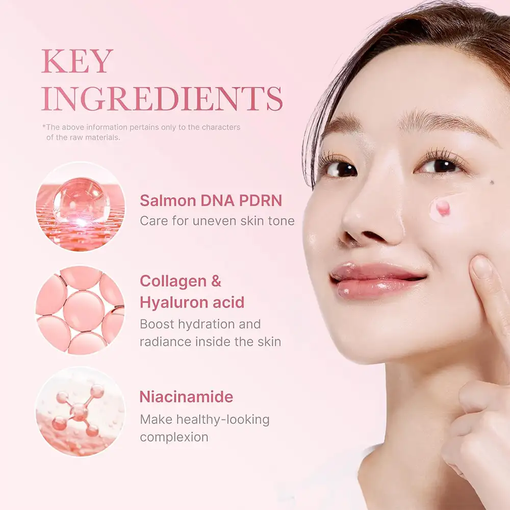 کرم کپسولی PDRN و کلاژن صورتی مدی کیوب اصل مدل Medicube PDRN Pink Collagen Capsule Cream آبرسان، روشن کننده، ضد چروک و مناسب گلس اسکین
