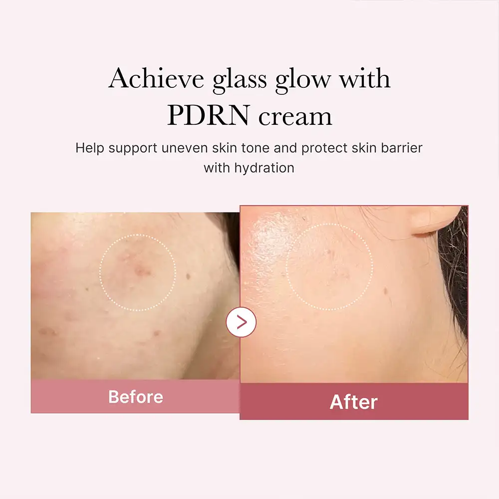 کرم مرطوب کننده هیالورونیک و PDRN مدی کیوب اصل مدل Medicube PDRN Pink Hyaluronic Moisturizing Cream مناسب آبرسانی، ترمیم سد دفاعی، کاهش لک و جای جوش و ایجاد پوست شفاف