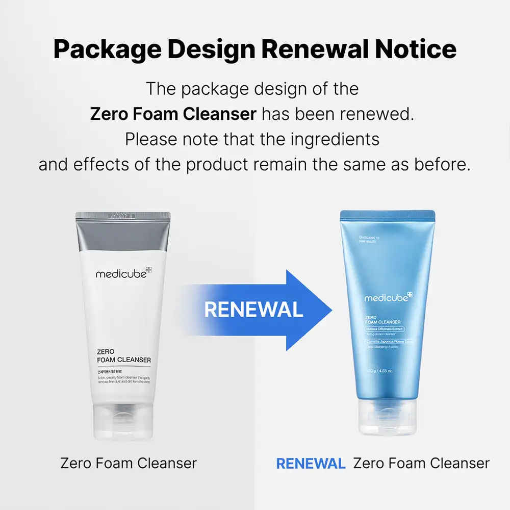 فوم شستشوی کنترل منافذ مدی کیوب اصل مدل Medicube Zero Foam Cleanser مناسب پوست حساس، پاکسازی چربی و آلودگی، کنترل سبوم، کاهش ظاهر منافذ و حفظ رطوبت پوست