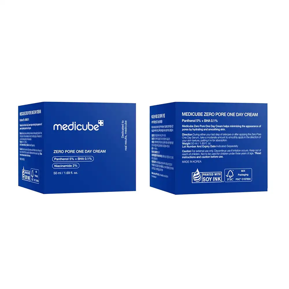 کرم وان دی کنترل منافذ و مرطوب کننده مدی کیوب اصل مدل MEDICUBE Zero Pore One Day Cream