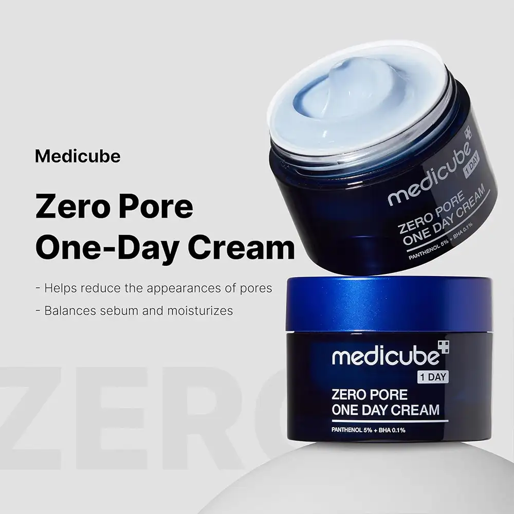 کرم وان دی کنترل منافذ و مرطوب کننده مدی کیوب اصل مدل MEDICUBE Zero Pore One Day Cream