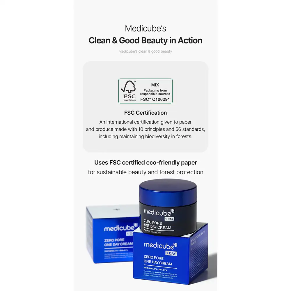کرم وان دی کنترل منافذ و مرطوب کننده مدی کیوب اصل مدل MEDICUBE Zero Pore One Day Cream
