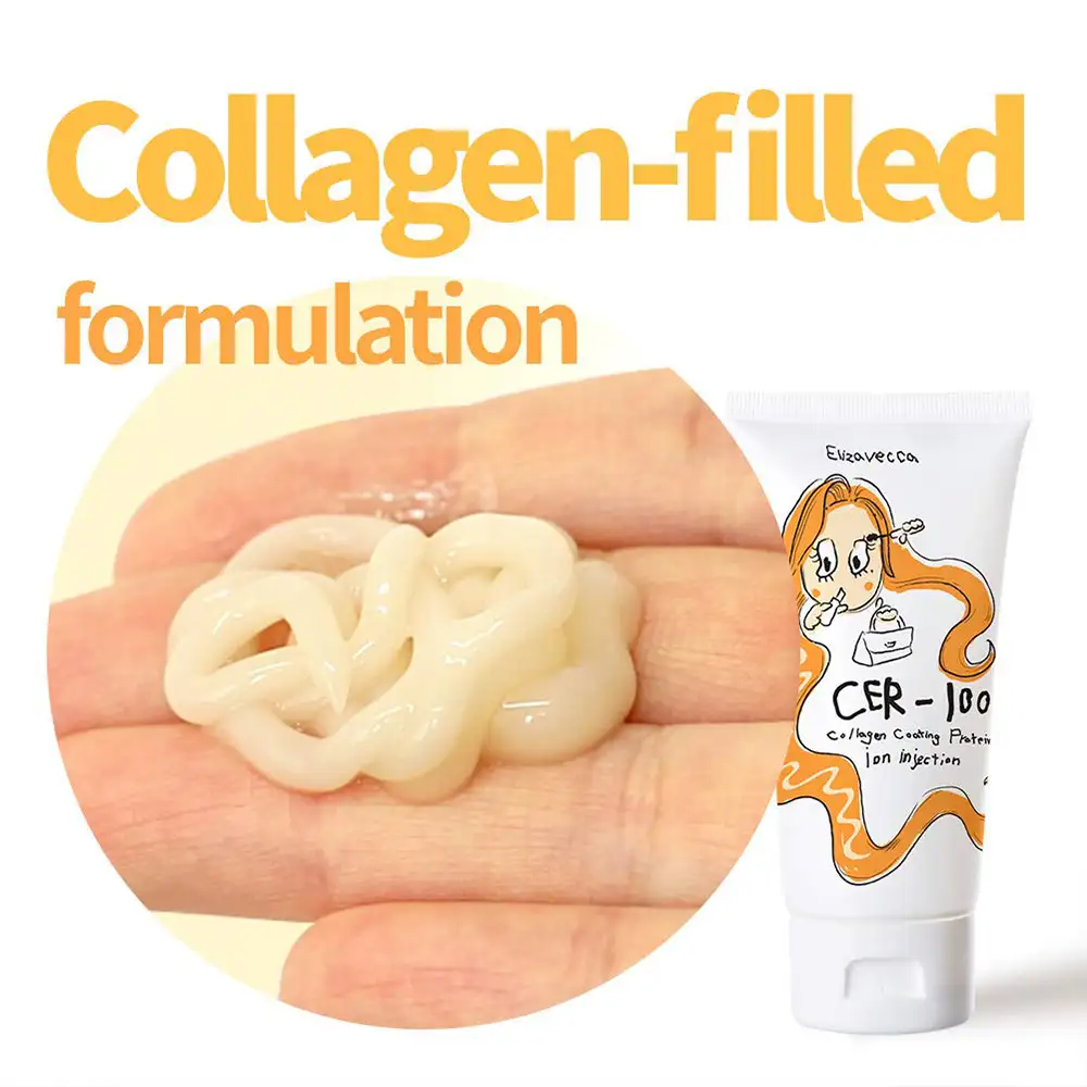 کرم موی کلاژن و پروتئین الیزاوکا اصل مدل Elizavecca Milky Piggy Collagen Coating Protein Ion Injection