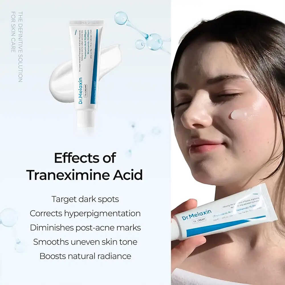 کرم ترانگزامیک اسید دکتر ملاکسین اصل ضد لک و روشن کننده پوست