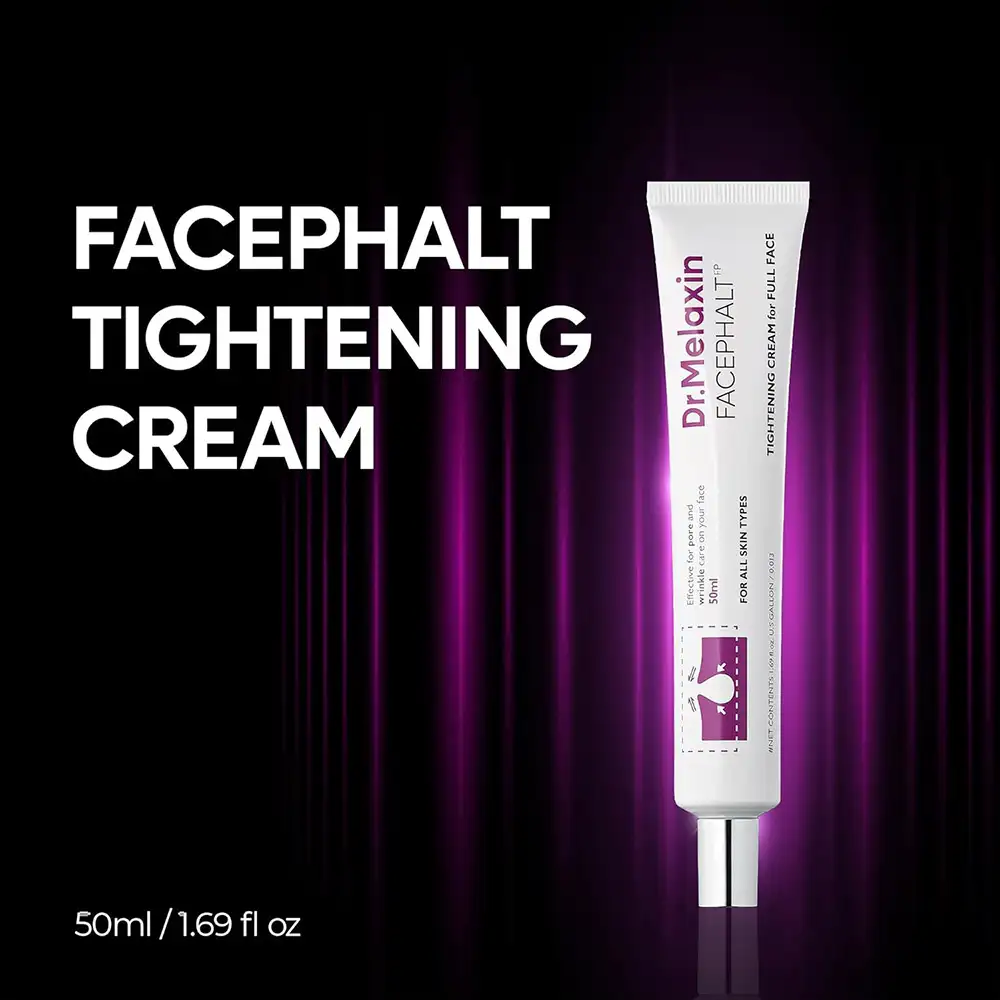 کرم ضد چروک و جمع کننده منافذ دکتر ملاکسین اصل مدل Facephalt Tightening Cream