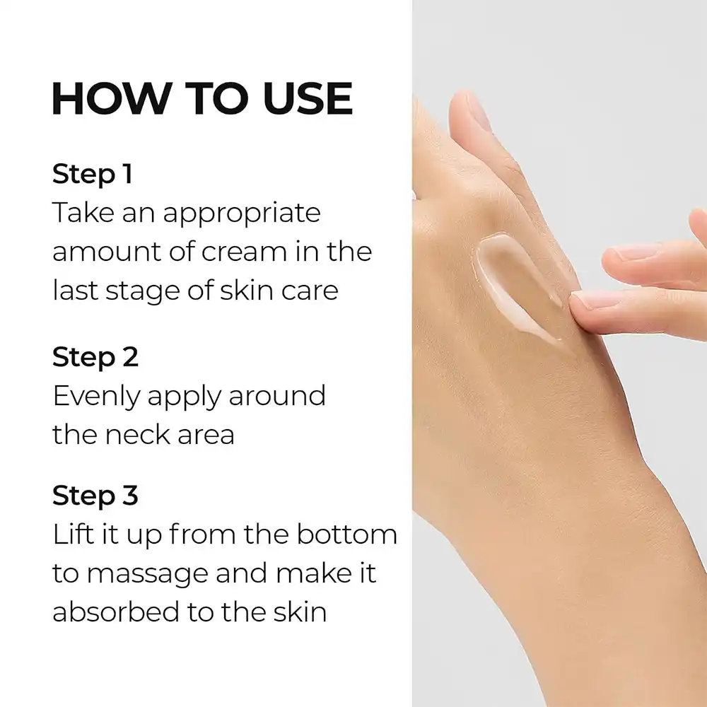 کرم گردن دکتر ملاکسین اصل مدل Necksphalt ECM Ceramide ضد چروک و لیفت کننده پوست گردن