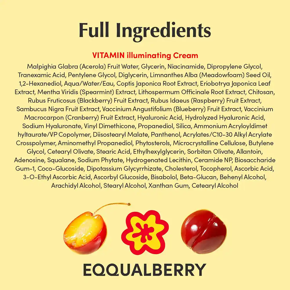 کرم کپسولی ویتامینه اکوال بری EQQUALBERRY ضد لک و روشن‌کننده کره‌ای