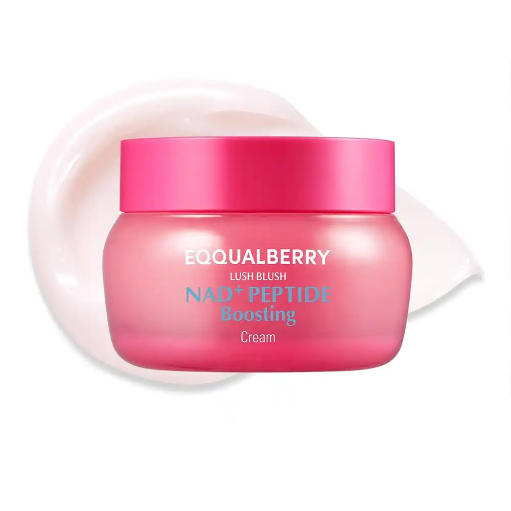 کرم NAD و پپتاید اکوال بری EQQUALBERRY ضد چروک و لیفتینگ کره‌ای حجم 50 میلی‌لیتر