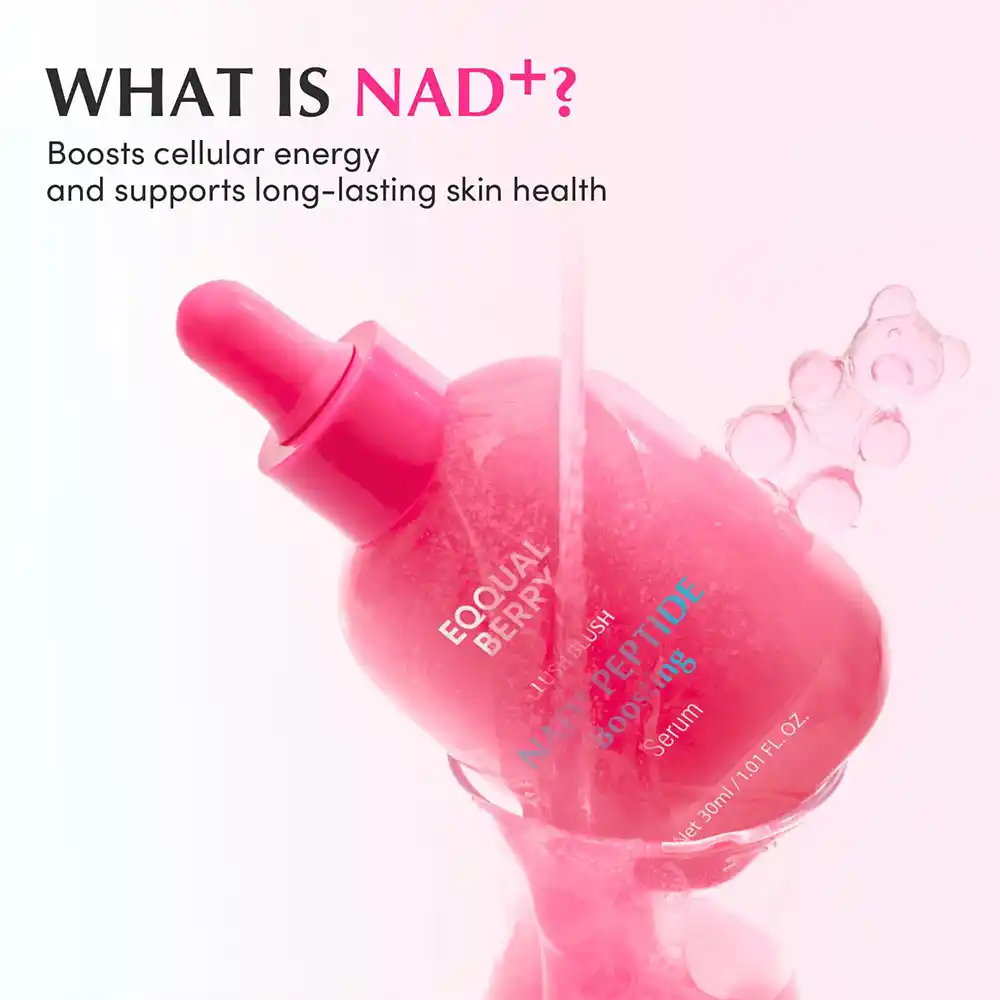 سرم ضد چروک و جوان‌ساز NAD+ و 14 پپتاید اکوال بری EQQUALBERRY NAD+ Peptide Boosting Smoothie Serum کره‌ای برای صورت گردن و بدن