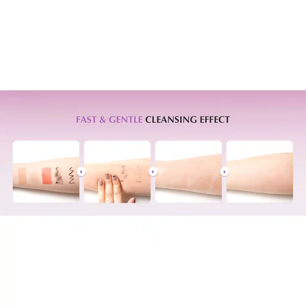 شوینده روغنی کنترل منافذ برنج بنفش اکوال بری EQQUALBERRY Purple Rice Pore Smoothing Cleansing Oil کره‌ای پاک‌کننده آرایش و بلک‌هد برای پوست حساس