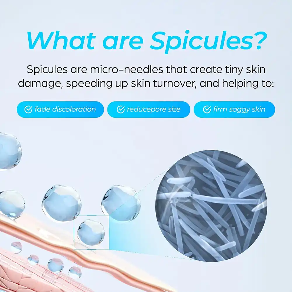 آمپول کنترل منافذ سی‌پوری Seapuri Spicuraxel Pore Ampoule کره‌ای با 30,000ppm اسپیکول، کلاژن و هیالورونیک اسید برای کاهش منافذ و سفت‌کننده پوست