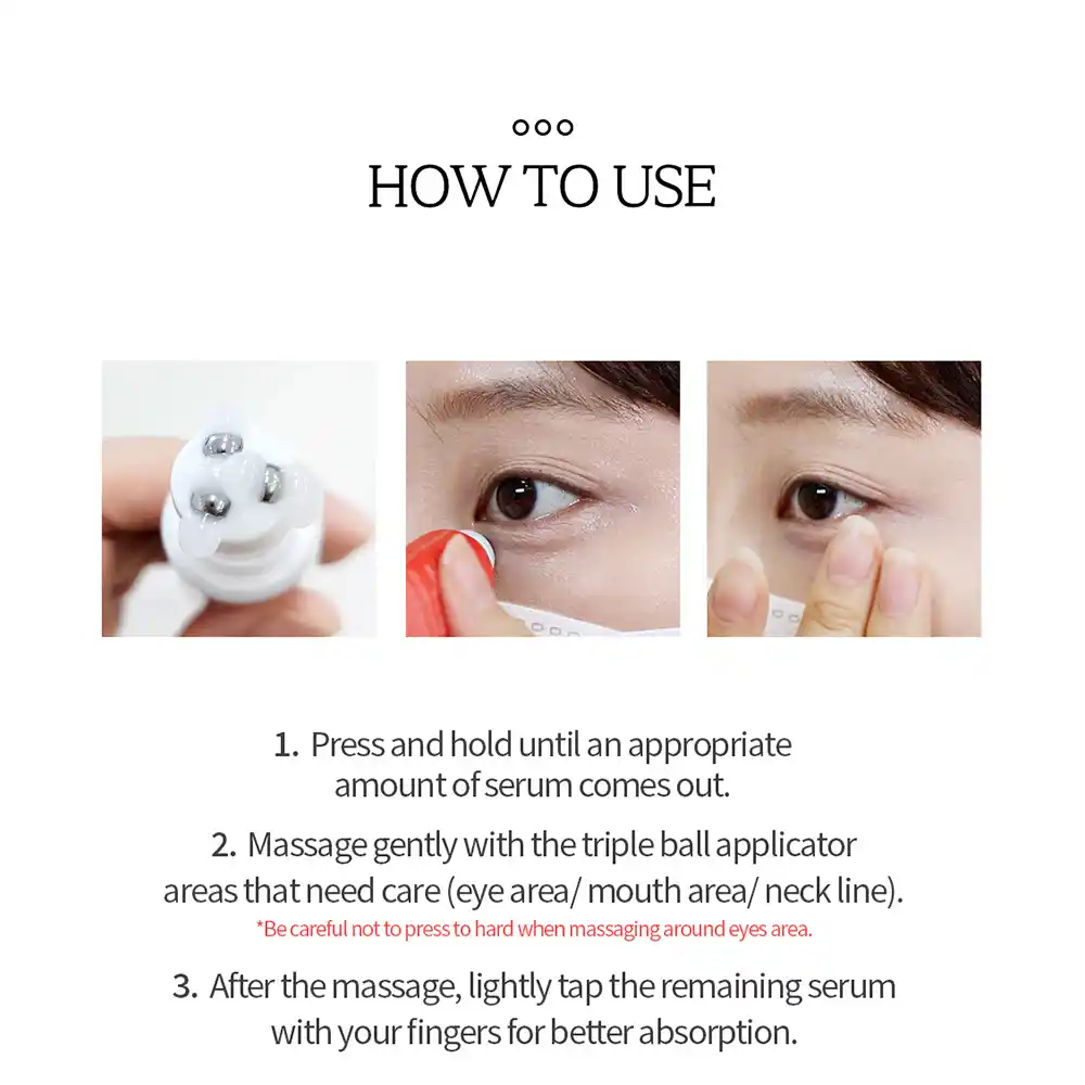 سرم ضد چروک و روشن‌کننده دور چشم رولی سرامید فارم استی Farmstay Ceramide Wrinkle Care Relaxing Rolling Eye Serum 25ml با اپلیکاتور سه توپی ماساژور حاوی نیاسینامید و سرامید
