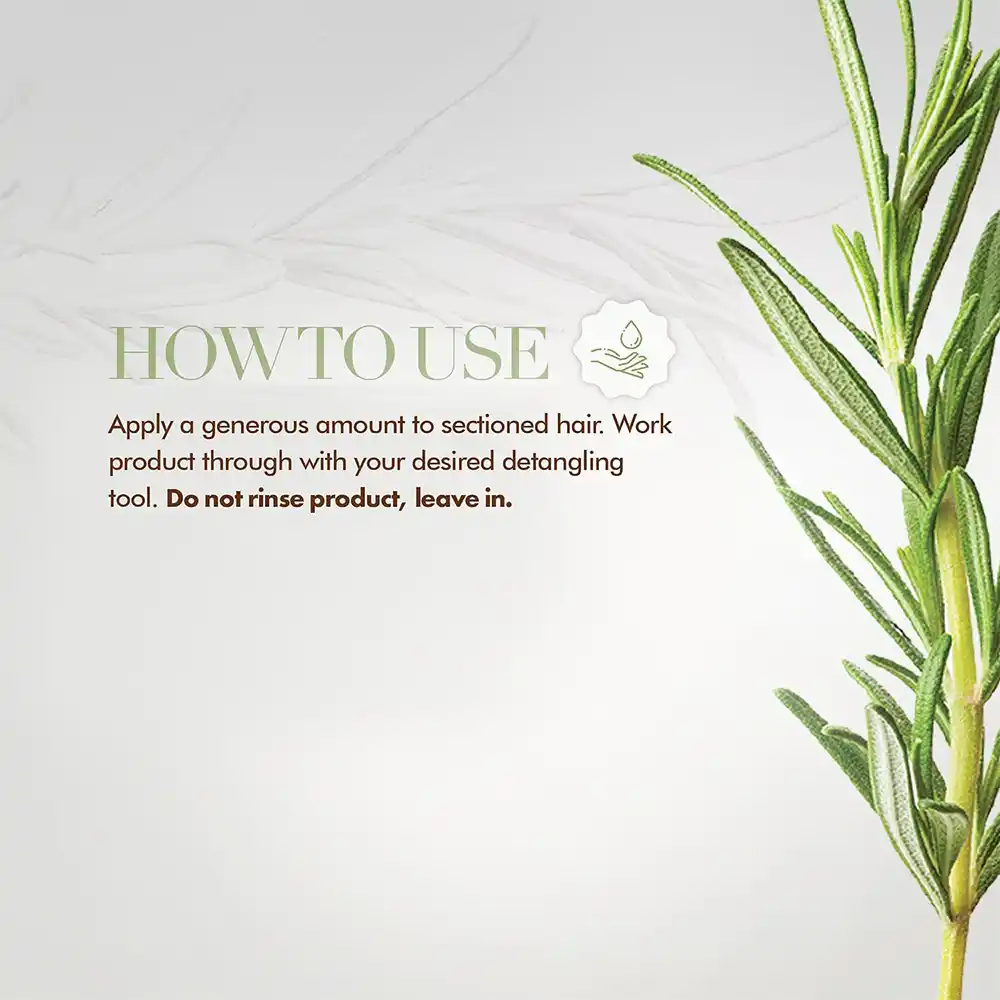 نرم‌کننده ضد ریزش و تقویت‌کننده لیو این نعناع و رزماری میله ارگانیک Mielle Organics Rosemary Mint Strengthening Leave In Conditioner حاوی بیوتین و روغن آووکادو برای موهای فر و خشک