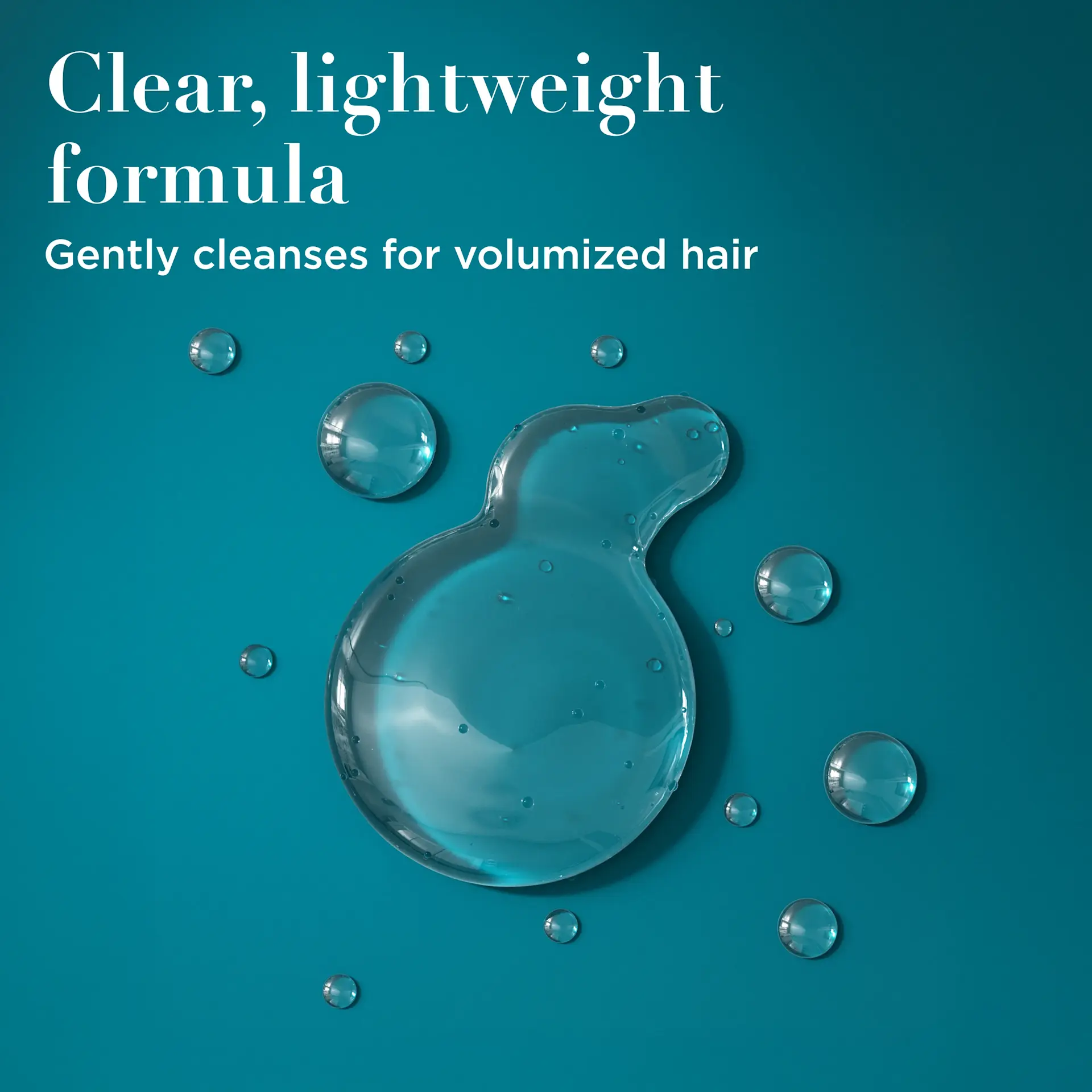 شامپو ضخیم‌کننده و حجم‌دهنده بیوتین و کلاژن او جی ایکس OGX Thick and Full Biotin and Collagen Volumizing Shampoo برای تقویت و افزایش حجم موهای نازک و کم‌پشت با فناوری LipiPro Shield بدون سولفات