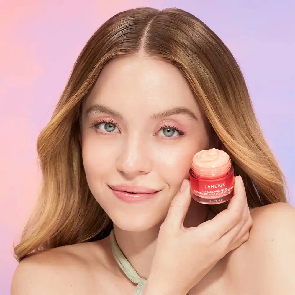 ماسک لب شب توت فرنگی لانیژ Laneige Lip Sleeping Mask EX Berry با ویتامین C، کره شی و کمپلکس توت برای آبرسانی، ترمیم و نرمی لب‌های خشک 20 گرم