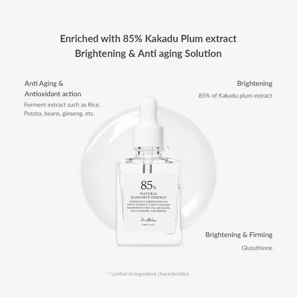 اسنس روشن‌کننده رادیانس دکتر آلتیا Dr. Althea Natural Radiance Essence با عصاره سیکا برای تسکین پوست حساس و روشن‌سازی پوست کدر