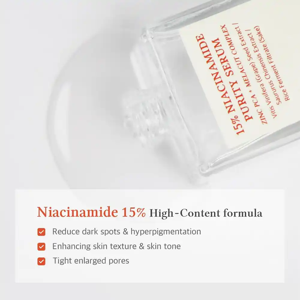سرم روشن کننده نیاسینامید 15 درصد دکتر التیا Dr. Althea 15 Niacinamide Purity Serum 2 Copy