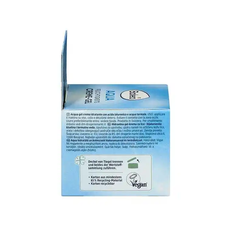 ژل کرم مرطوب‌کننده و آبرسان باله‌آ مدل Balea Aqua با اسید هیالورونیک، حجم ۵۰ میلی‌لیتر