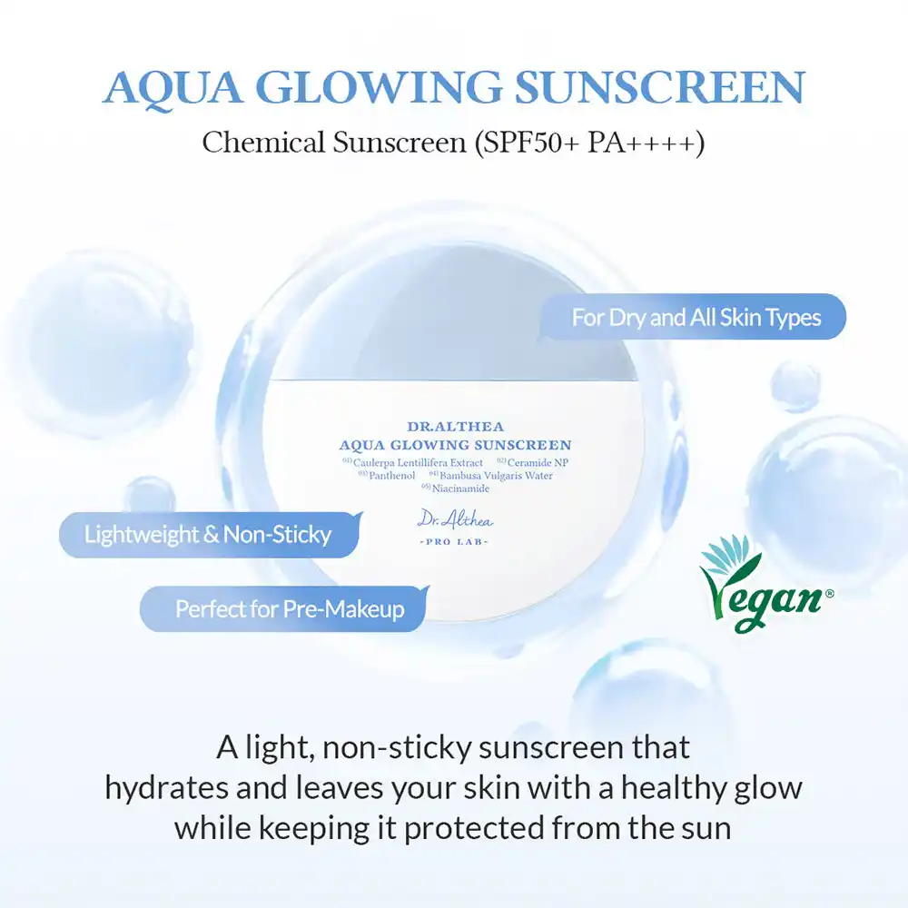 ضدآفتاب آبرسان Dr.Althea Aqua Glowing