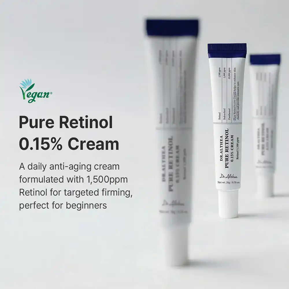 کرم رتینول 0.15 درصد دکتر التیا ضد چروک و جوانساز پوست Dr. Althea Pure Retinol 0.15