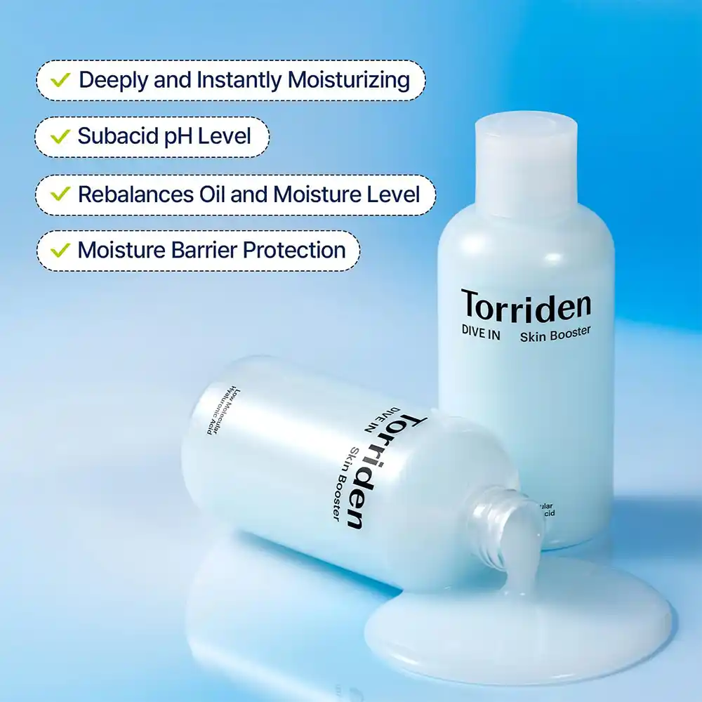 بوستر آبرسان هیالورونیک اسید توریدن TORRIDEN Dive In Low Molecular Hyaluronic Acid Skin Booster
