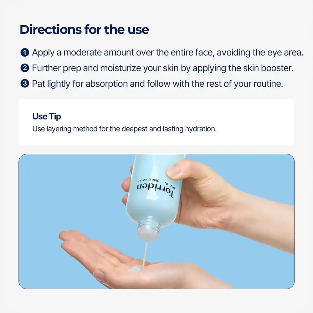 بوستر آبرسان هیالورونیک اسید توریدن TORRIDEN Dive In Low Molecular Hyaluronic Acid Skin Booster