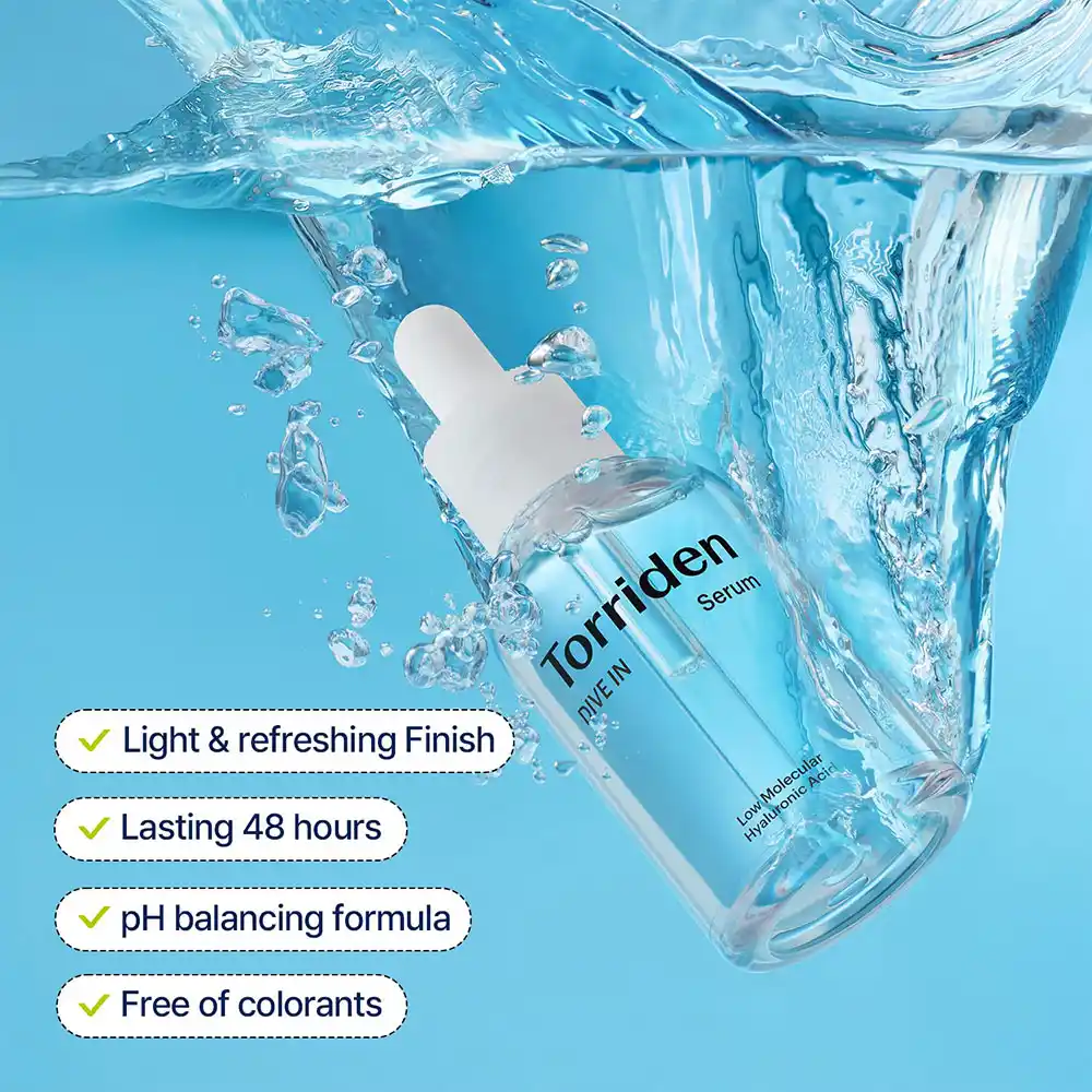 سرم آبرسان هیالورونیک اسید توریدن TORRIDEN Dive In Low Molecular Weight Hyaluronic Serum 50ml(1)