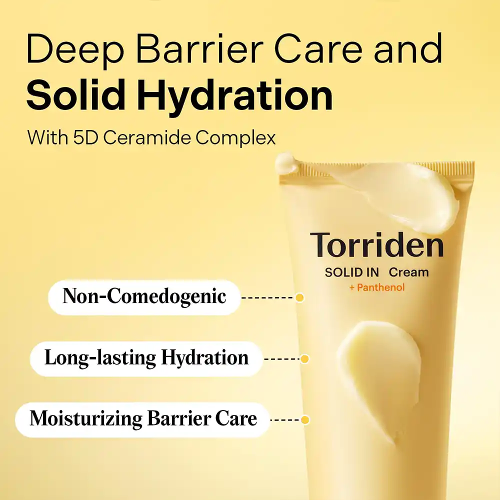 کرم آبرسان و تقویت کننده سراماید توریدن Torriden SOLID IN Ceramide Cream 70ml