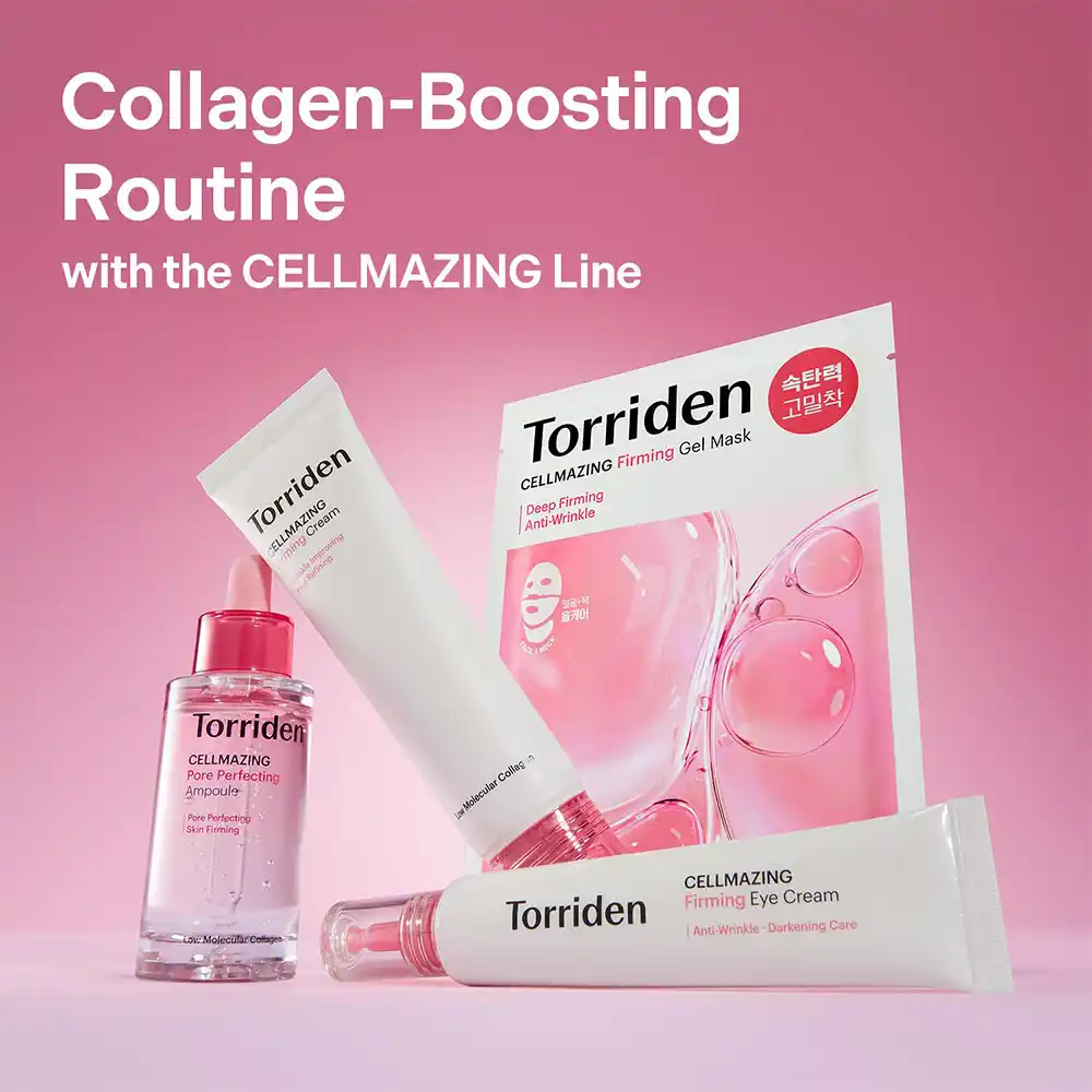 کرم ضد چروک و جوانساز کلاژن ریزمولکولی توریدن Torriden Cellmazing Firming Cream 4