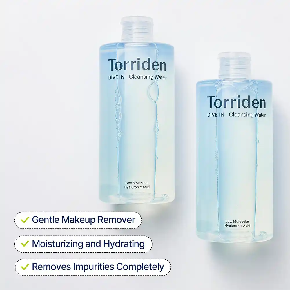 میسلار واتر آبرسان هیالورونیک اسید توریدن Torriden Dive In Low Molecular Hyaluronic Acid Cleansing Water
