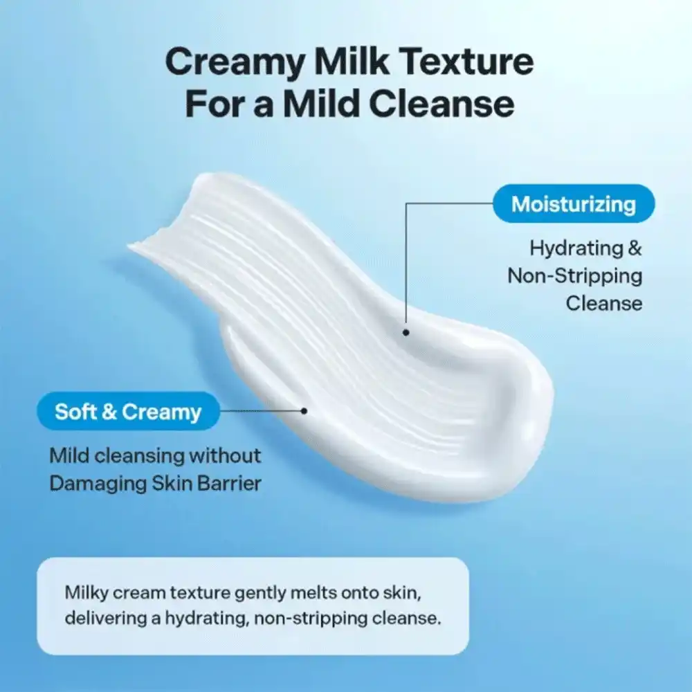 شوینده میلکی توریدن Torriden Dive In Cleansing Milk آبرسان و پاک کننده ملایم پوست