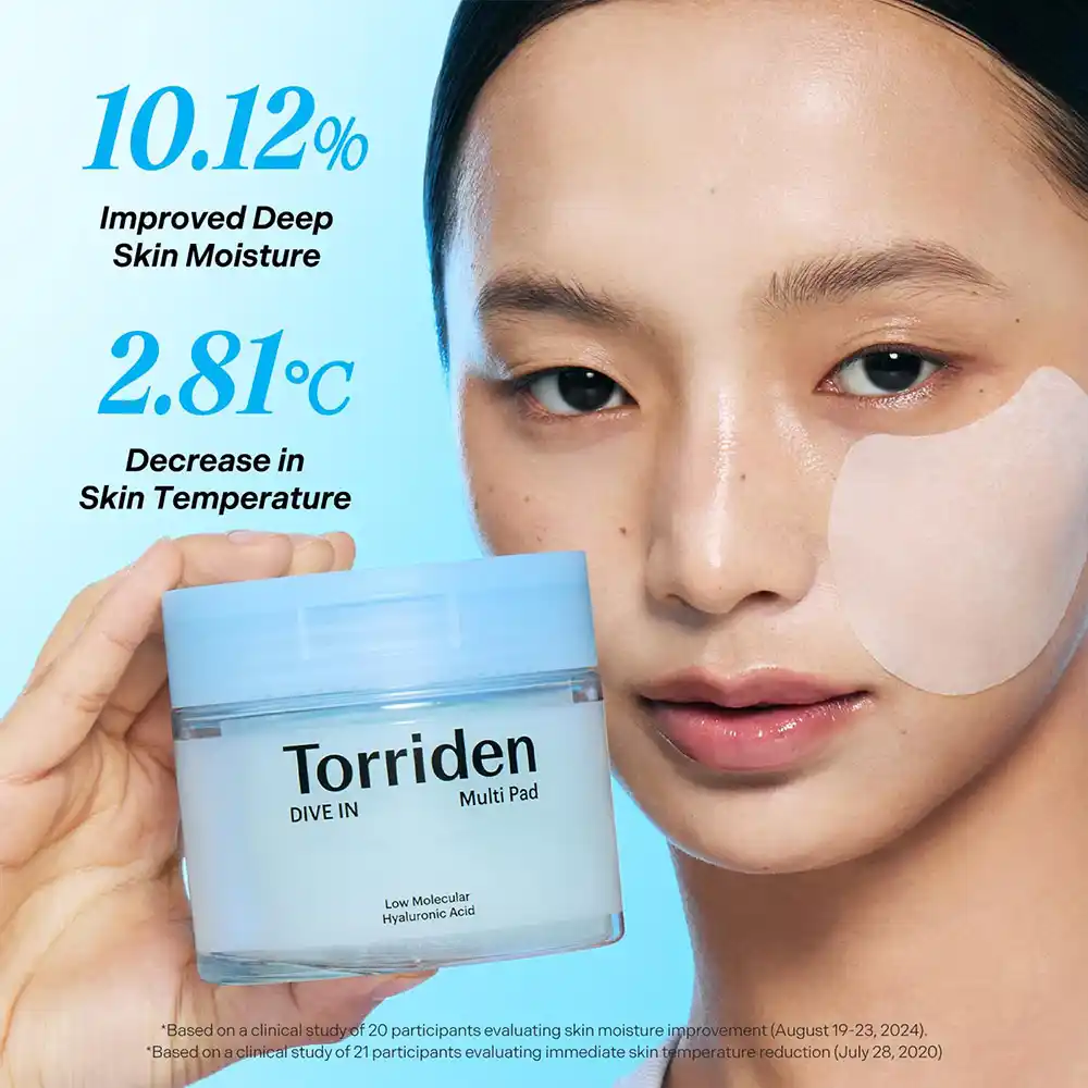 پد تونر هیالورونیک اسید توریدن Torriden DIVE IN Multi Pad