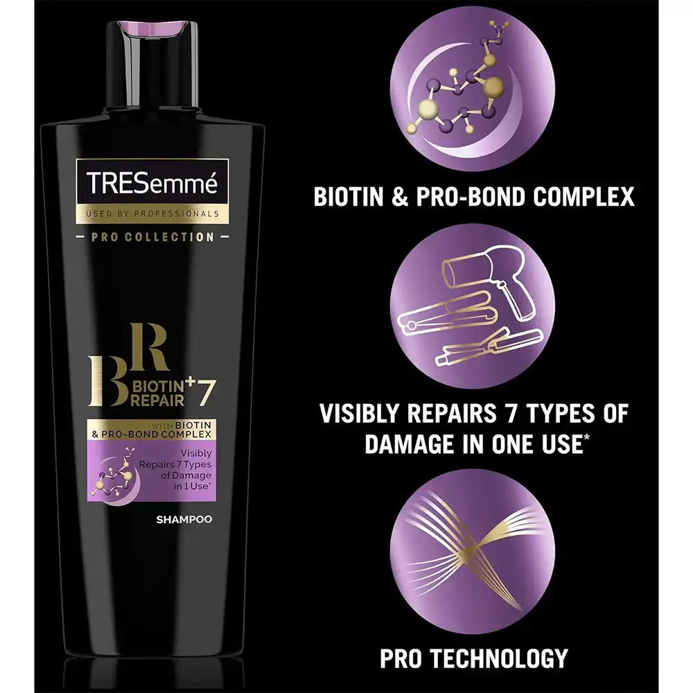 شامپو ترمیم کننده ترزمی Tresemme Repair & Protect 7 Shampoo برای موهای آسیب دیده