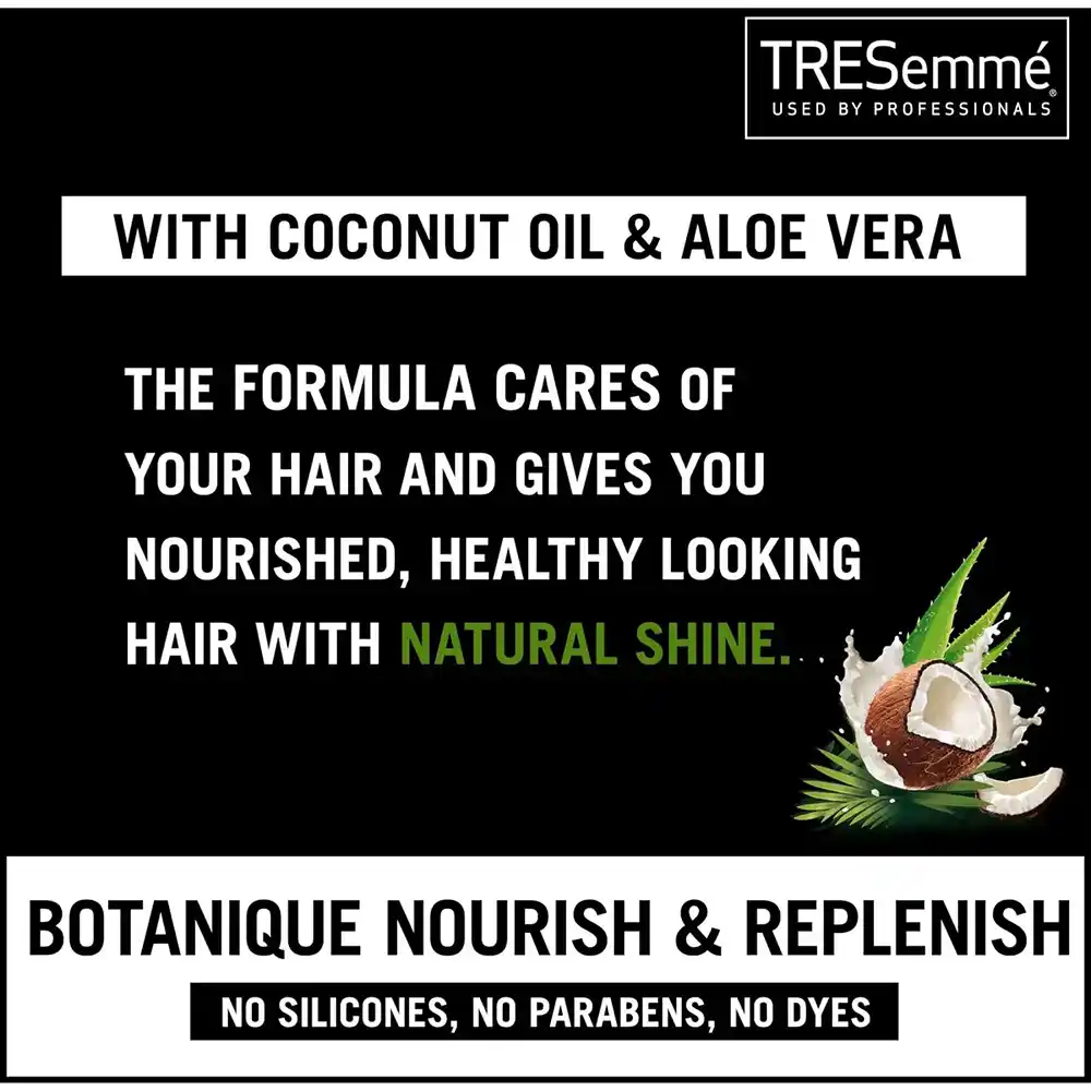 نرم کننده مو ترزمه Botanique روغن نارگیل و آلوئه ورا 700ml | TRESemmé Botanique Coconut Aloe Conditioner