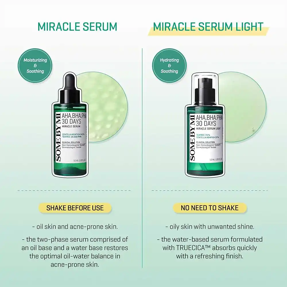 سرم ضد جوش و آبرسان 30 روزه میراکل سام بای می SOME BY MI AHA BHA PHA 30 Days Miracle Serum 50ml
