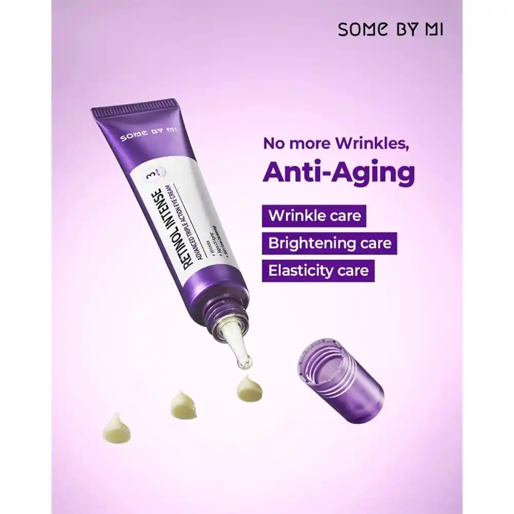 کرم دور چشم رتینول سام بای می SOME BY MI Retinol Intense Triple Action Eye Cream 30ml