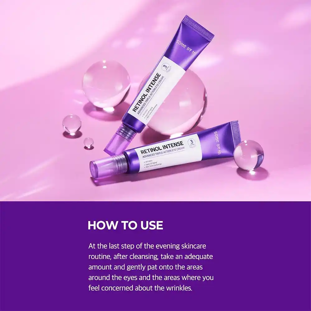 کرم دور چشم رتینول سام بای می SOME BY MI Retinol Intense Triple Action Eye Cream 30ml