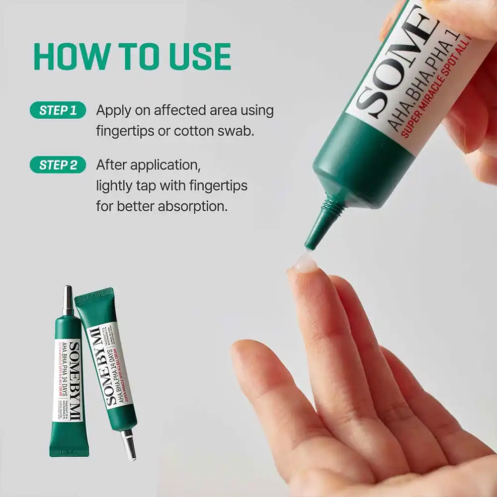 کرم ضد جوش 14 روزه سوپر سام بای می SOME BY MI AHA BHA PHA 14 Days Super Miracle Spot All Kill Cream 30ml