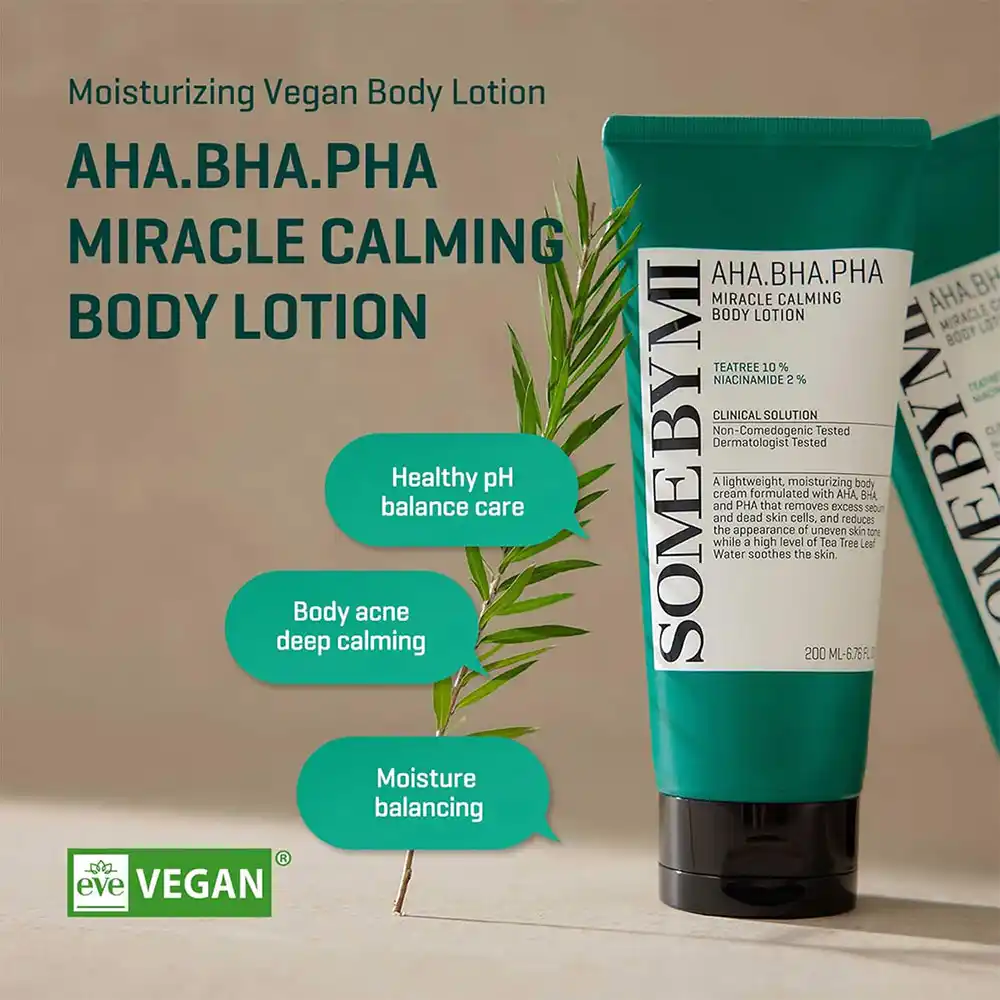 لوسیون بدن میراکل ضد جوش سام بای می SOME BY MI Miracle Calming Body Lotion 200ml