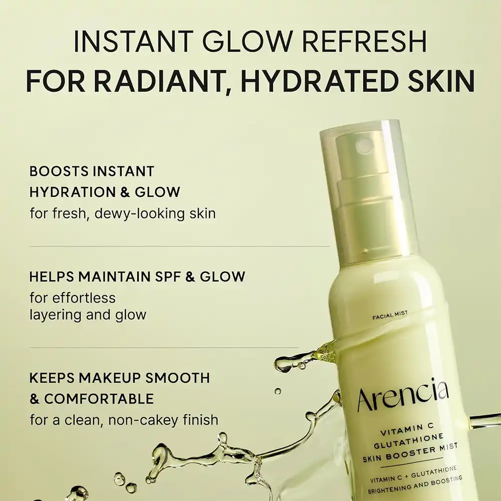 میست ویتامین سی و گلوتاتیون آرنسیا Arencia Vitamin C Glutathione Skin Booster Mist 100ml
