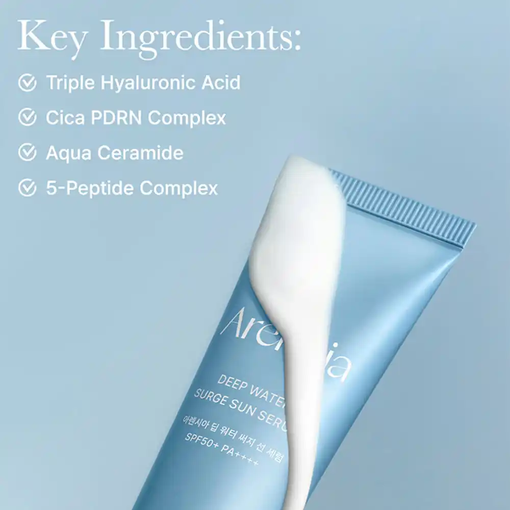 سرم ضد آفتاب آبرسان آرنسیا Arencia Deep Hydration Serum Sunscreen 30ml
